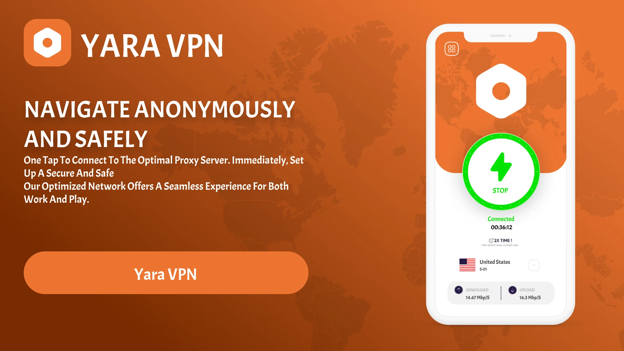 Yara VPN screenshot